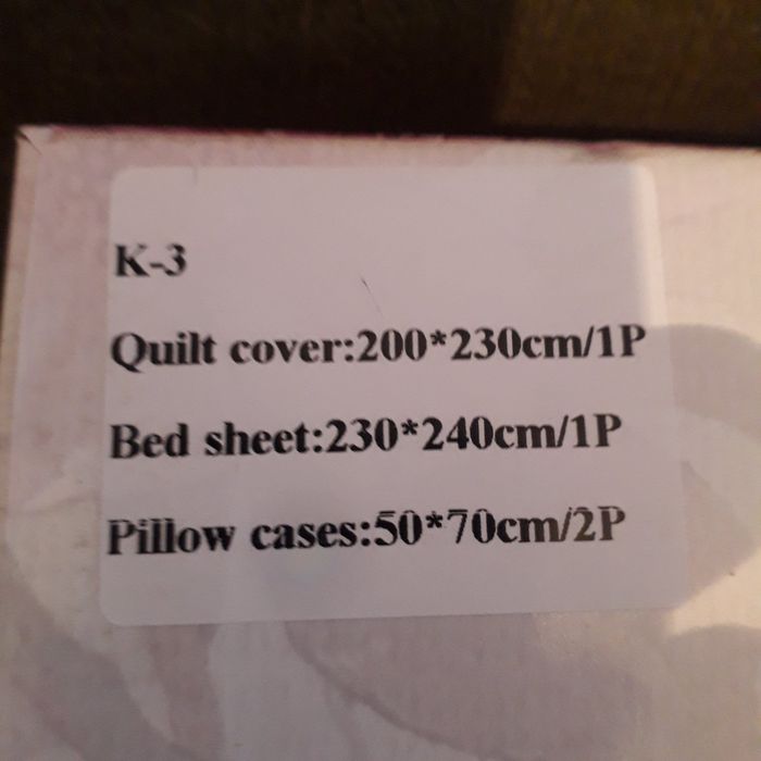 Постільна білизна нова сатин