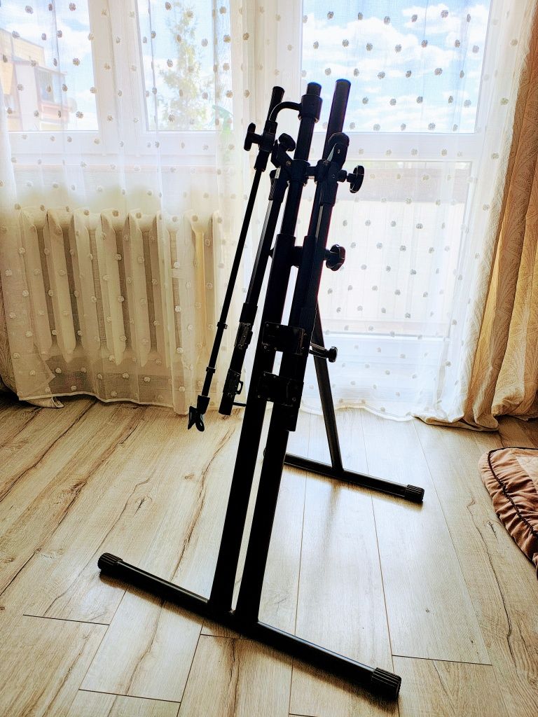 Statyw na klawisze keyboard ze statywem na mikrofon
