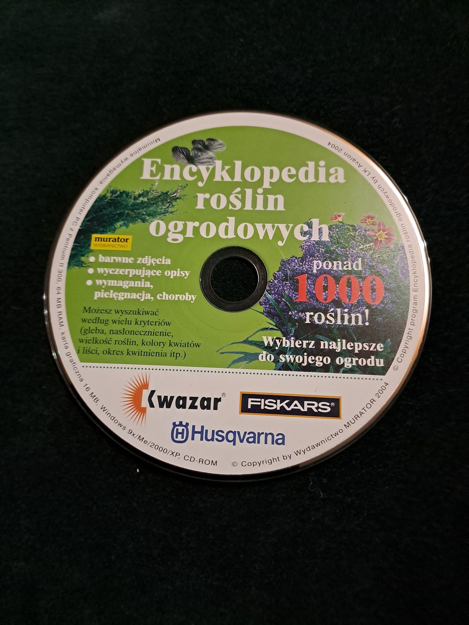 Encyklopedia roślin ogrodowych Murator 2004 CD-ROM