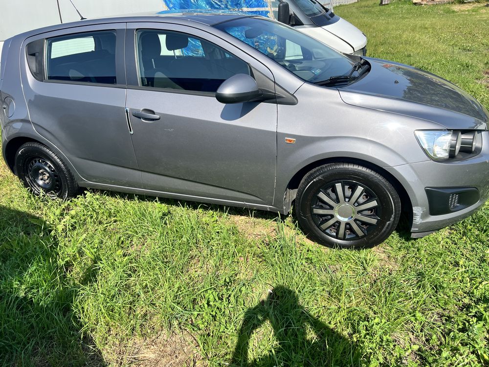 Chevrolet aveo, jeździła kobieta