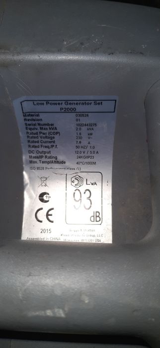 Інверторний генератор Briggs & Stratton P2000