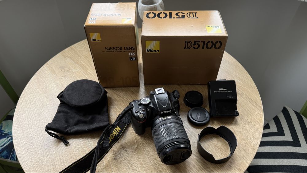 Nikon d5100, обʼєктив 18-105