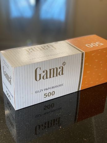GAMA 500 1 ЯЩ Гильзы для сигарет, для табака, сигаретные гильзы