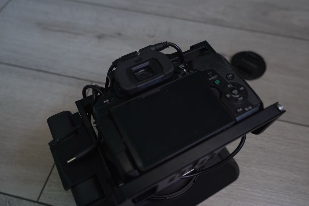 Camera rig Panasonic lumix g80 + obiektyw 12-60 + akcesoria filmowe