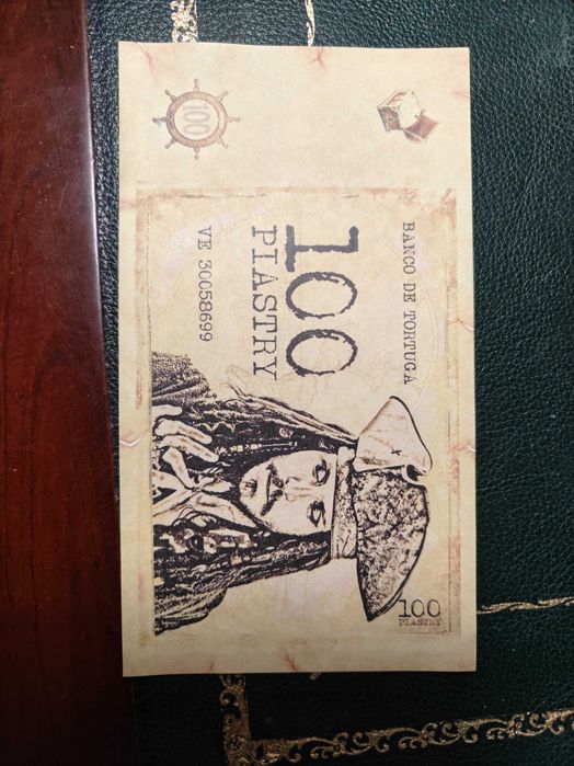 тортуга 100 пиастров 2025г. UNC остров черепахи