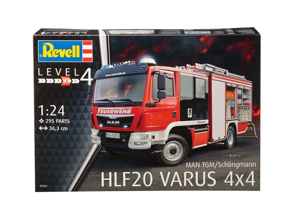 SAMOCHÓD model 1/24 Revell 07452 SCHLINGMANN HLF 20 VARUS 4
