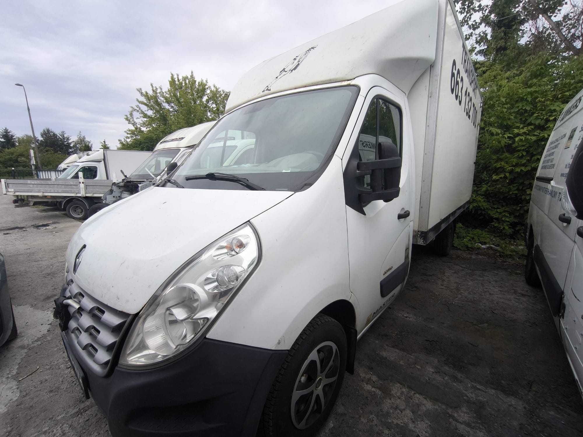 Renault Master 2.3 dci, Kontener + winda, uszkodzony motor