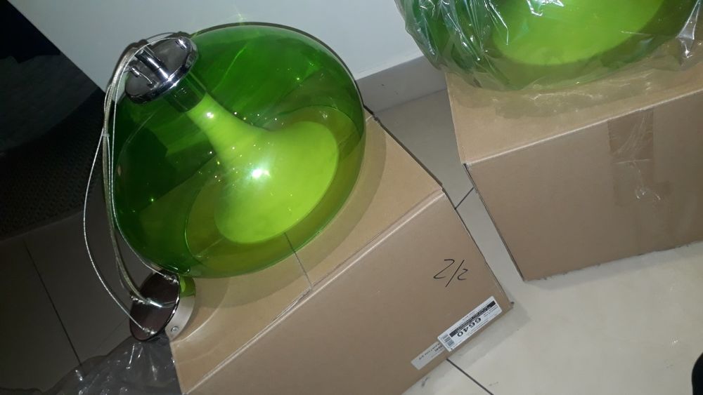 Lampy sufitowe Argon szklane 2szt cena za komplet