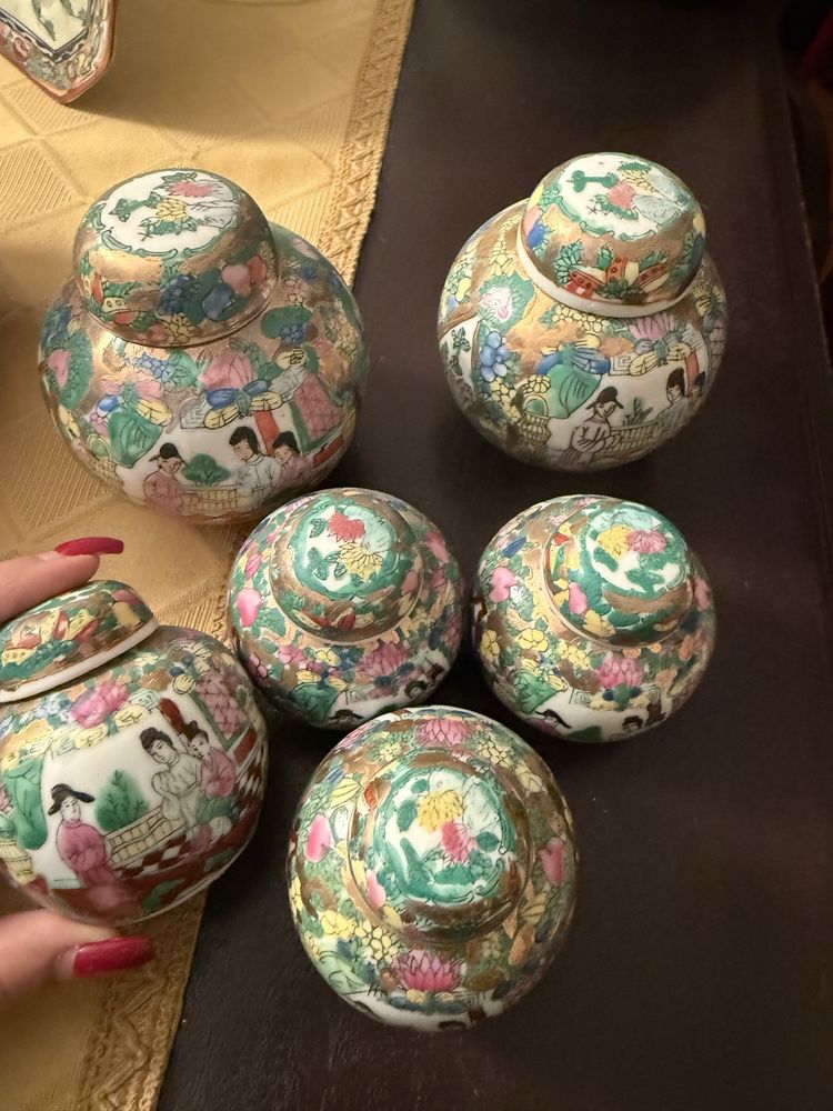 Conjunto de potes chineses