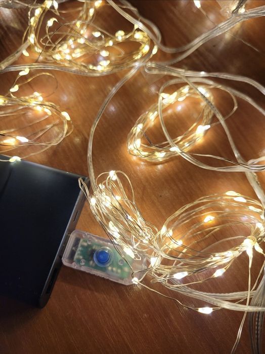 Опт! Дроп! Гірлянда штора від USB