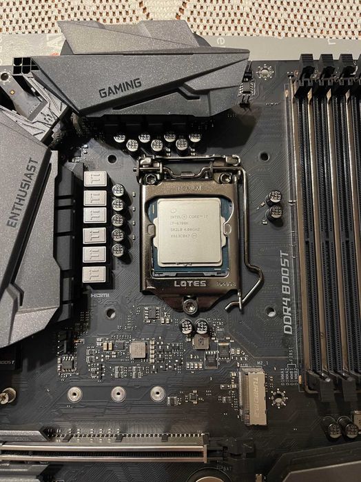 Msi z270 M5 + i7-6700K OC