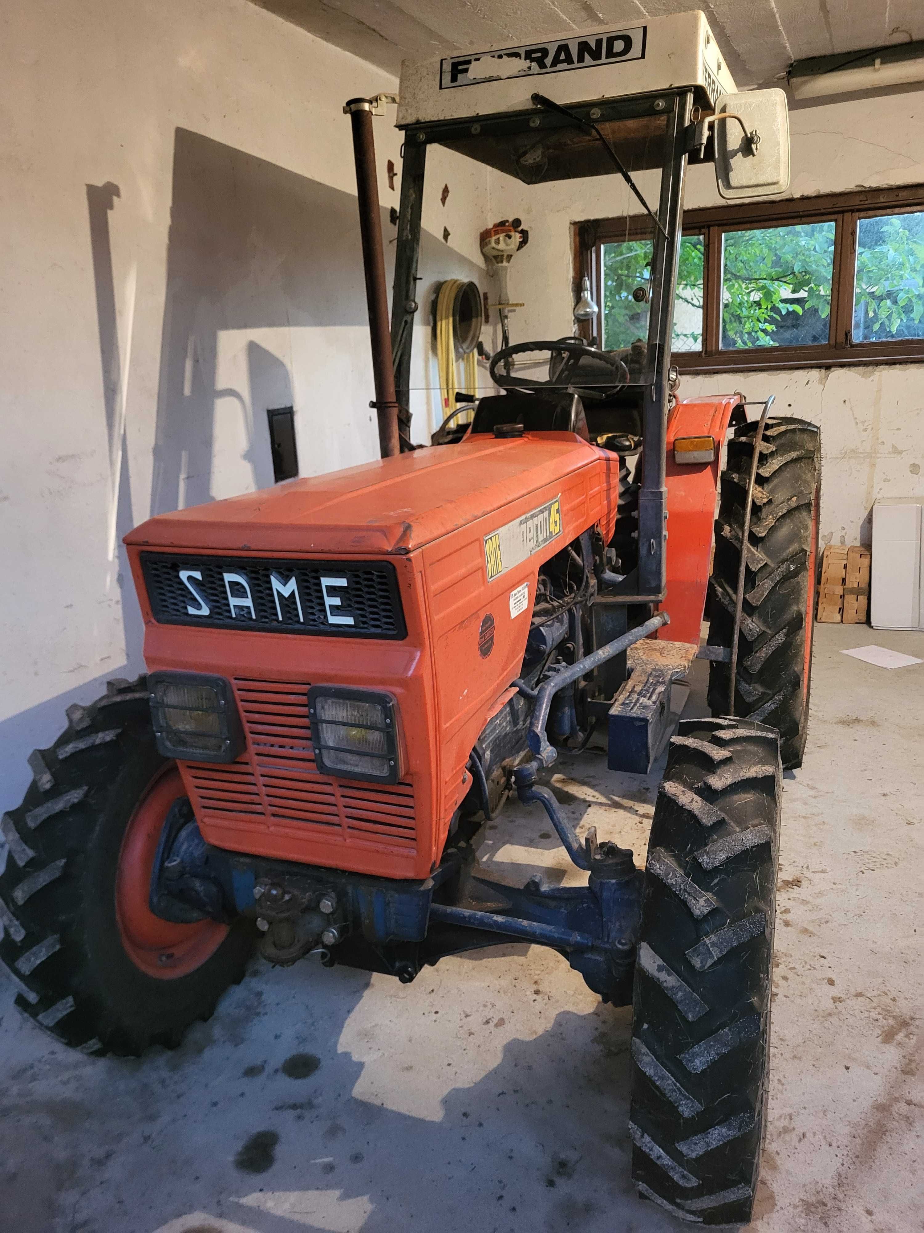 Traktor Fiat jak Same wąski ogrodnik