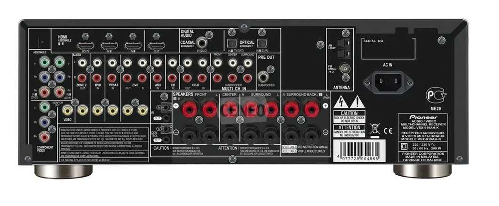 Amplituner AV Pioneer VSX-919AH 7.1 THX Surround Master Audio 7 x 140W