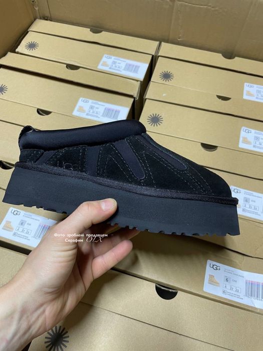 Оригинальные зимние UGG Tasman Tazz Sunwave Slipper black (IN BOX)