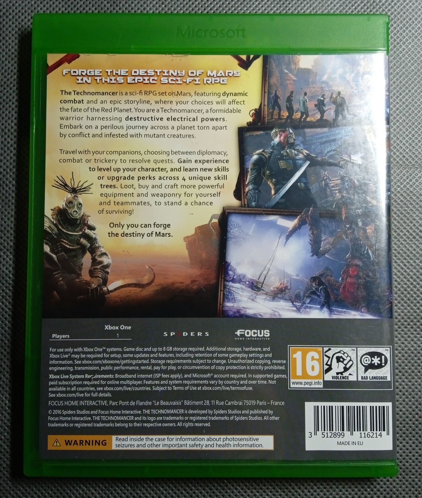 Gra The Technomancer Xbox one