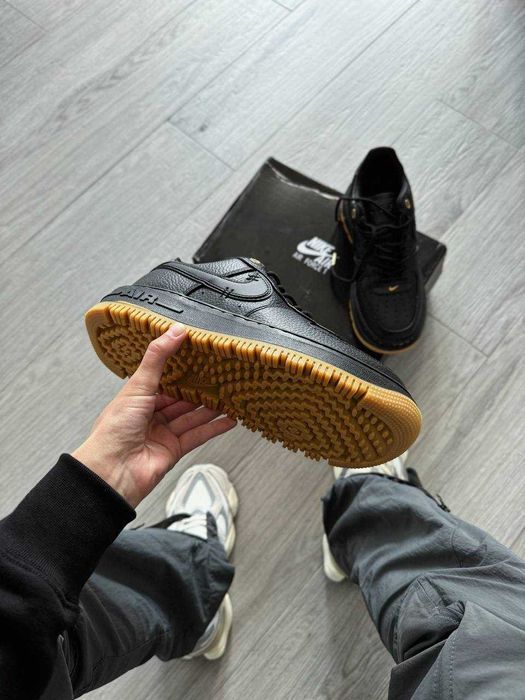 Кросівки Nike Air Force 1 Luxe Black Gum premium