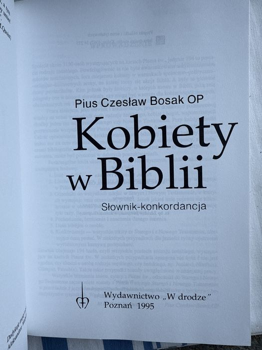Kobiety w Biblii Pius Czesław Bosak OP