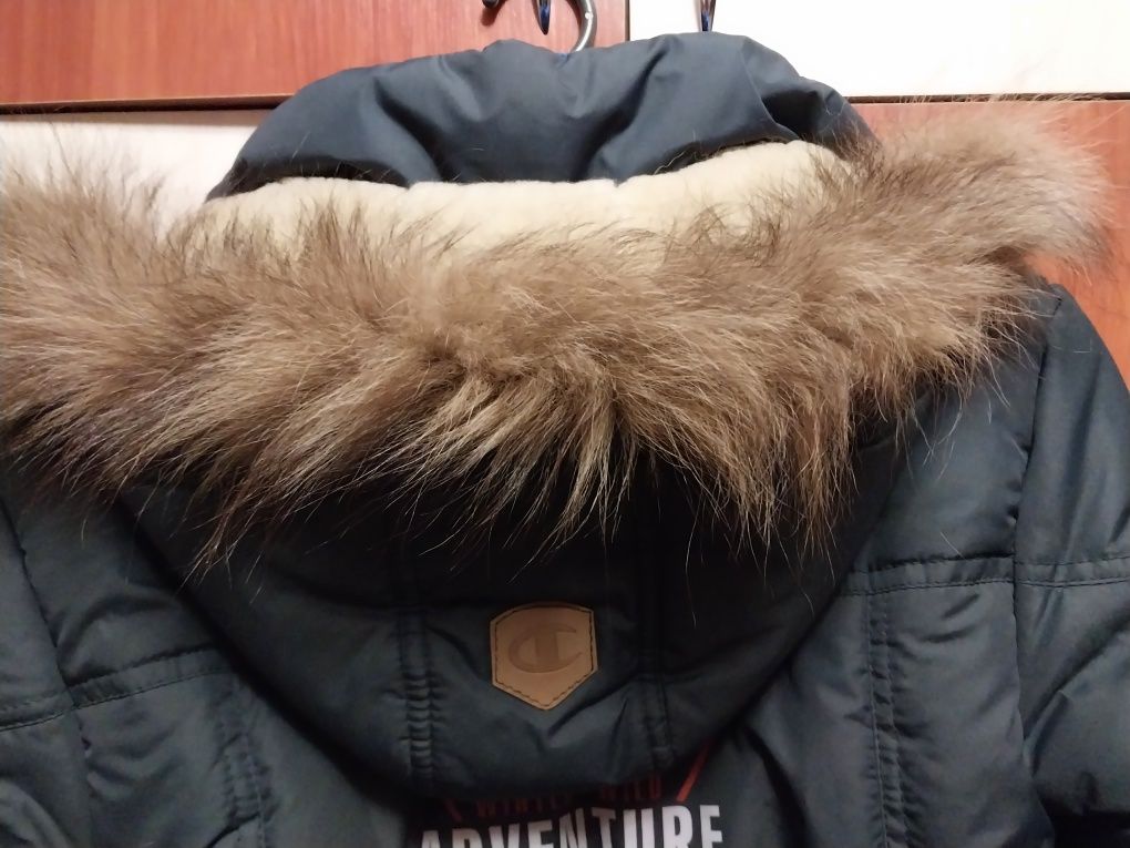 Зимова куртка для хлопчика підлітка