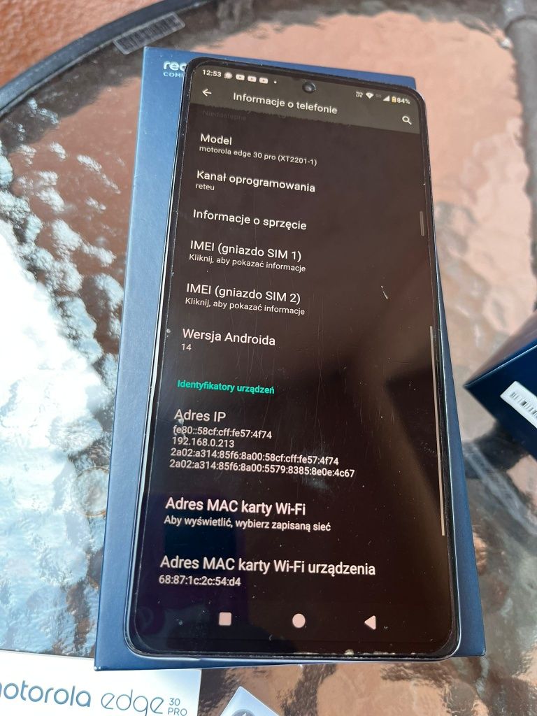 Motorola moto edge 30 pro 12/256