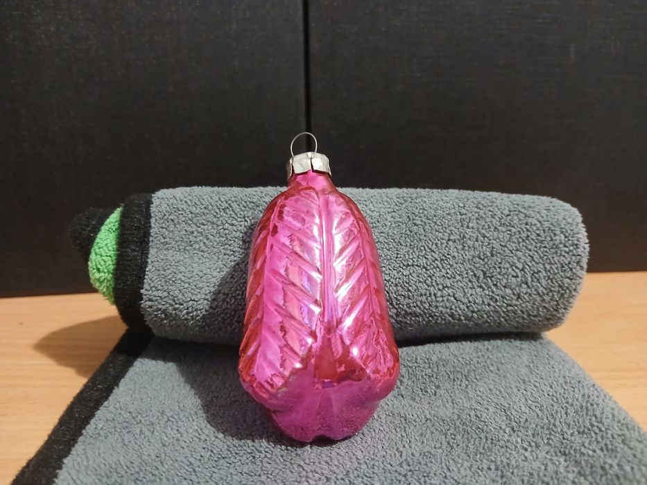 Колишня ялинкова іграшка капуста. Елочная игрушка ссср.