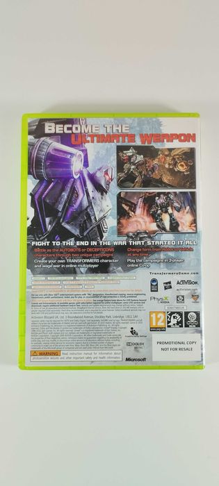 Transformers War for Cybertron - Xbox 360 - Promo Copy