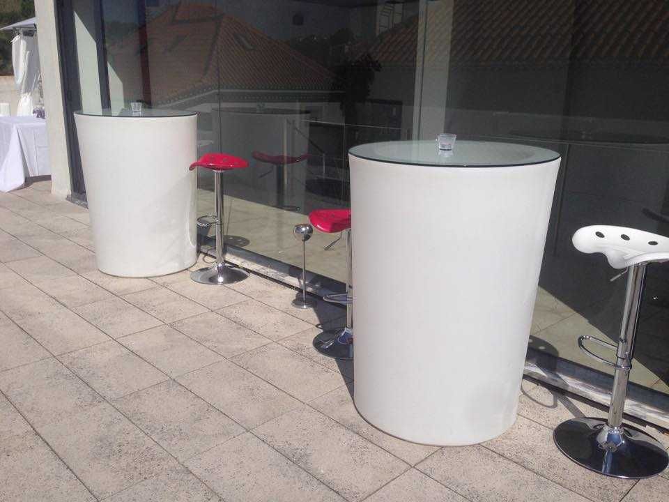 Mobiliario com iluminação