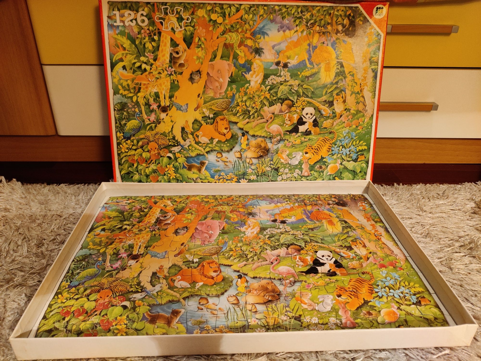 Puzzle Animais - 126 peças