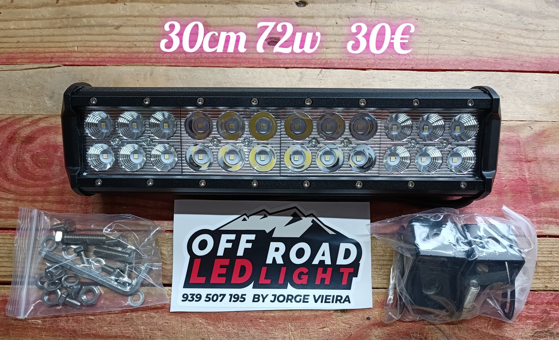 Barra led 72w 30cm