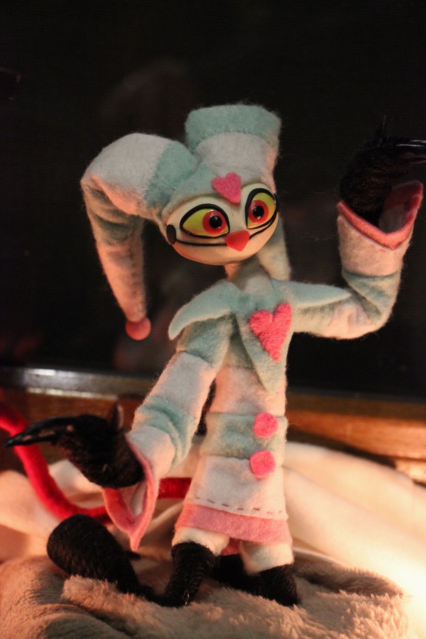Fizzarolli Helluva Boss figurka handmade artdoll