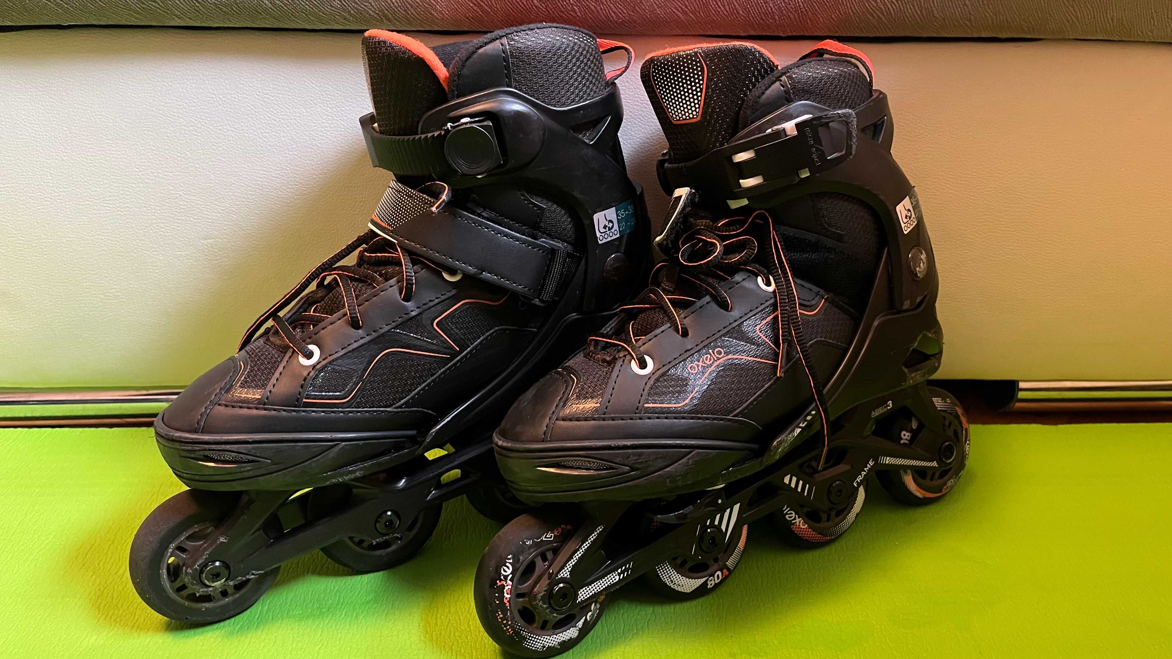 Oxelo Rolki regulowane fitness FIT3 dla dzieci 35-38