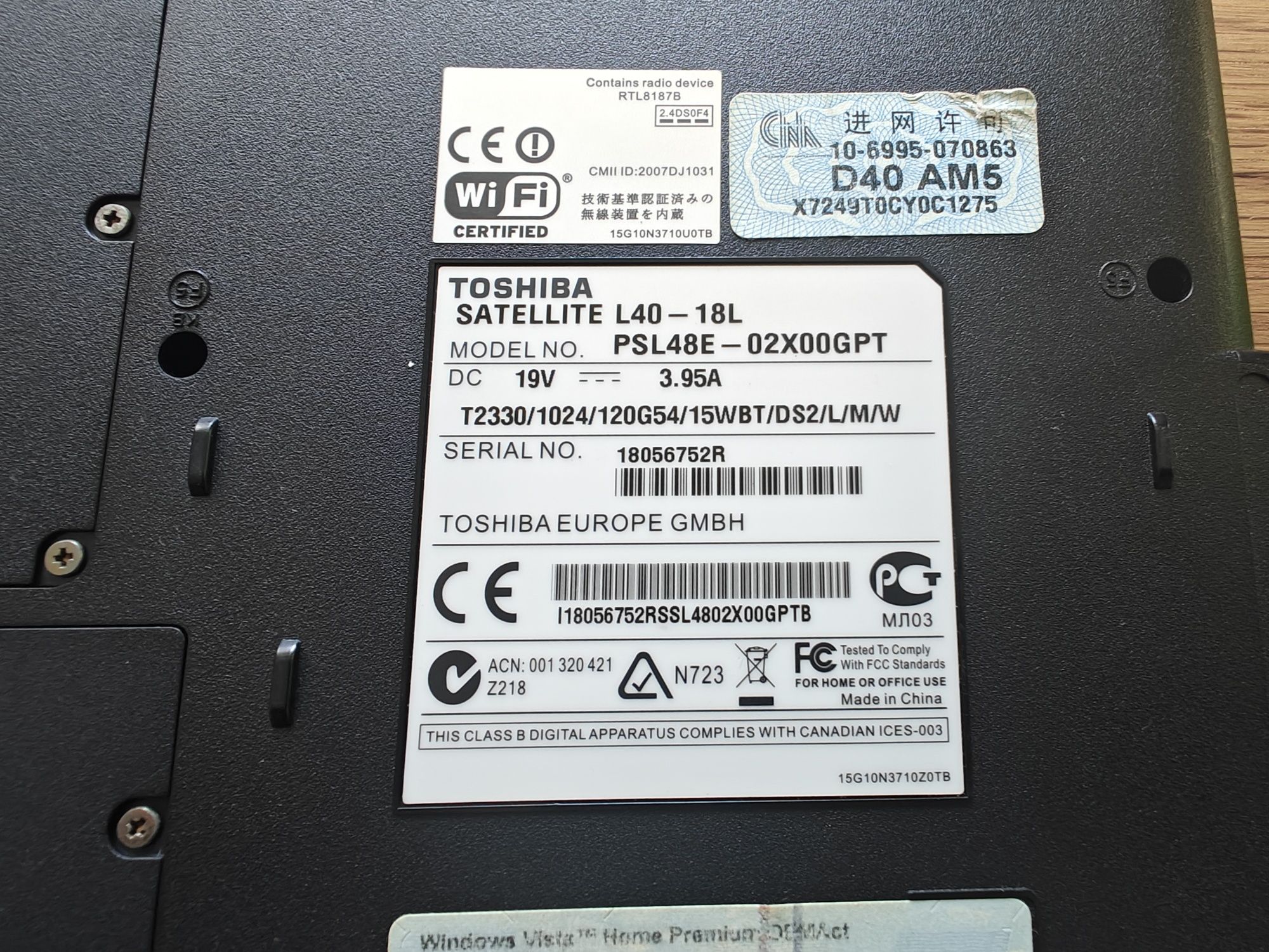 Portátil Toshiba PSL48E-02X00GPT