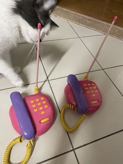 Telefone walkie talkie criança