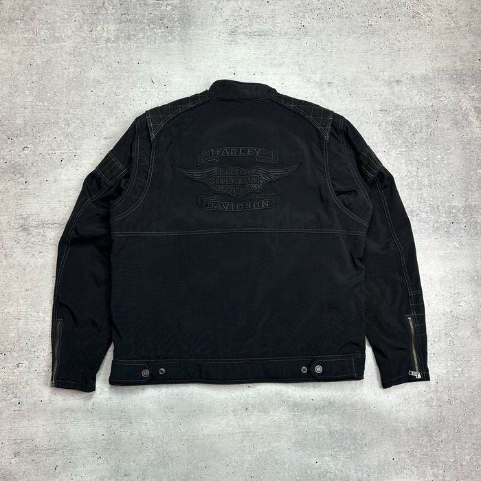 Текстильная мотокуртка Harley Davidson с большим логотипом размер XL