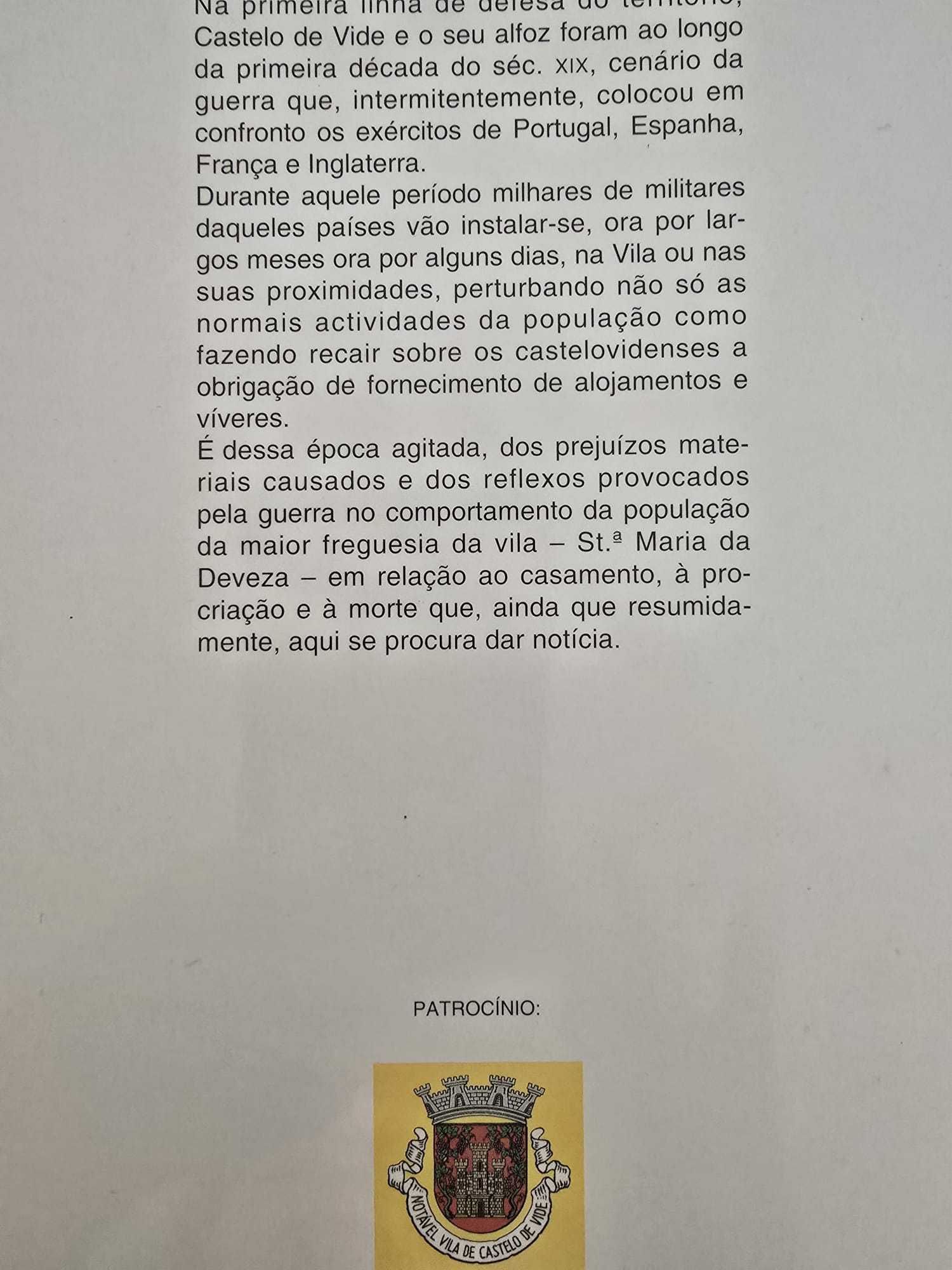 Castelo de Vide - Alguns Números sobre uma Época de Guerra