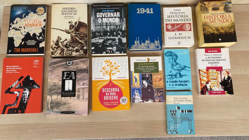 Livros de História - Mundial Portugal Europa Genealogia Descobrimentos