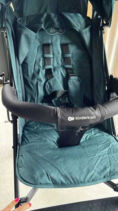 Wózek spacerowy spacerówka dla dzieci Kinderkraft zielony TIK