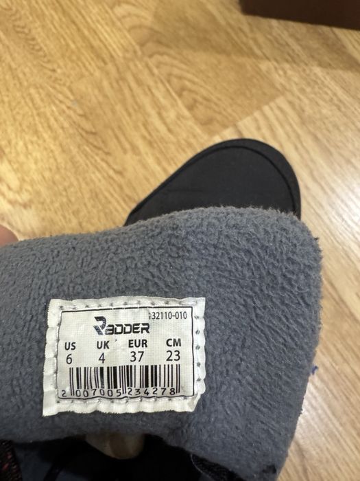 Черевики жіночі Radder Broad Peak чорні  на флісі