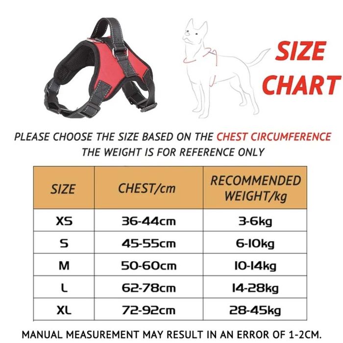 Nowe szelki dla sredniej wielkosci psa L i M.  oraz  S i XS