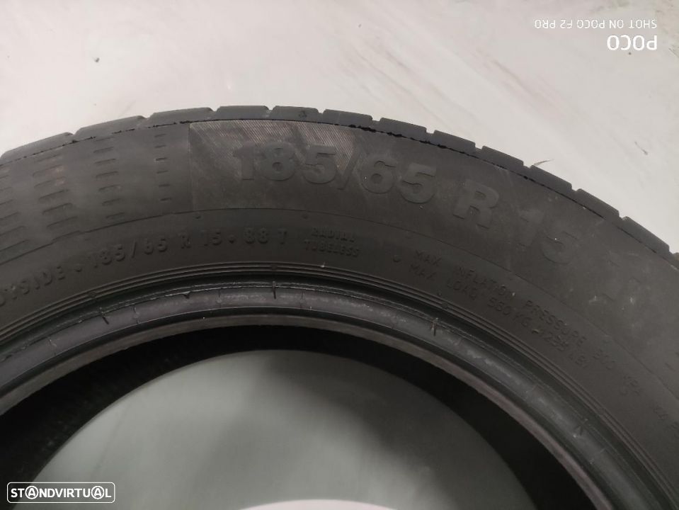 2 pneus semi novos 185/65r15 continental - oferta dos portes 85 EUROS