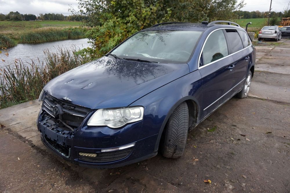 VOLKSWAGEN PASSAT B6 KOMBI 2007 LD5Q 2.0 TDI BKP 140KM KDN GRANATOWY na części