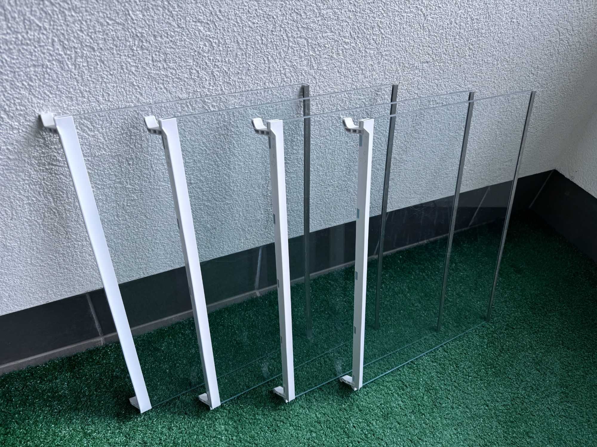 Szklane półki do lodówki Siemens KG39NAI35 3 sztuki półka