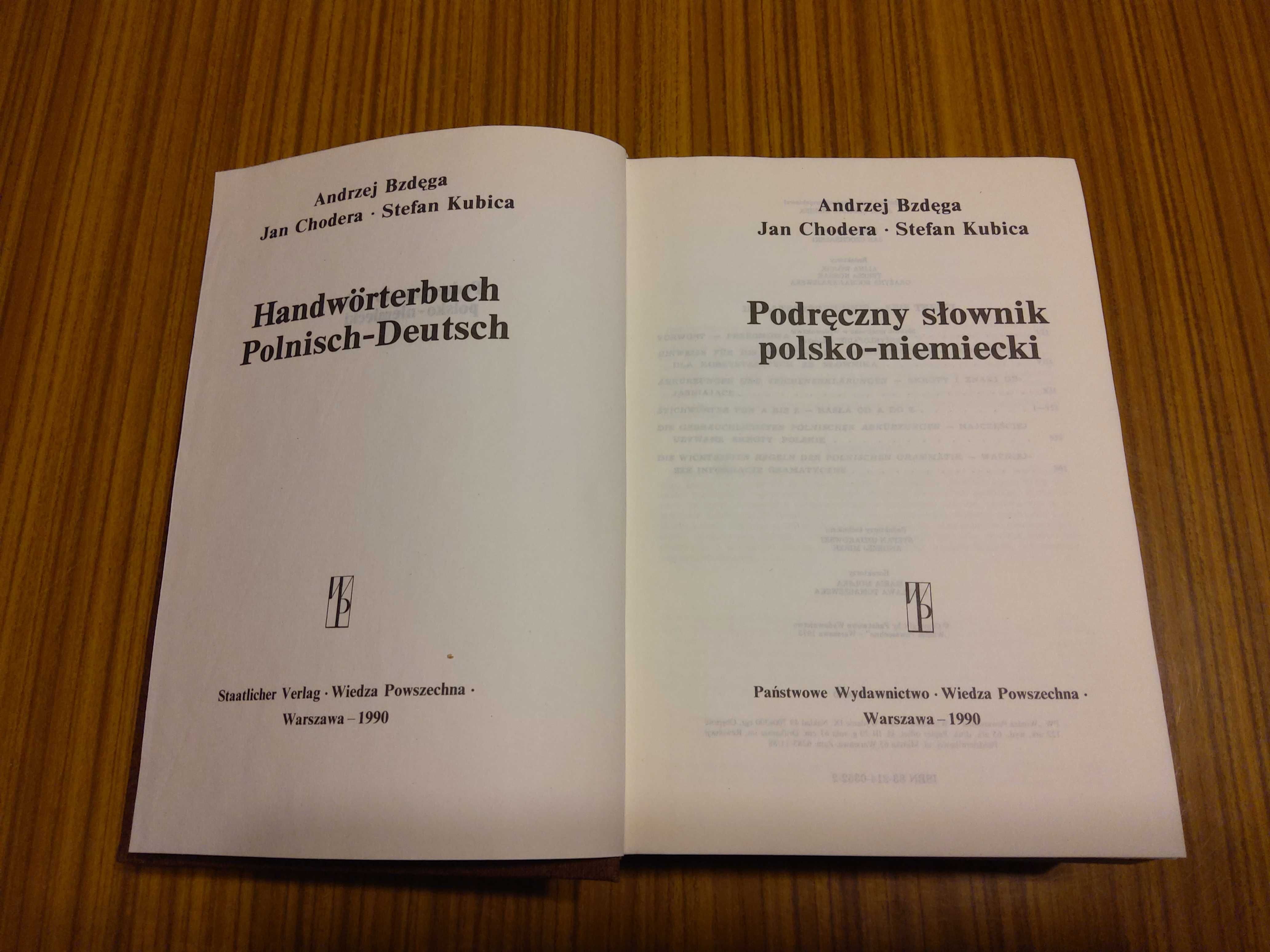 Podręczny słownik polsko-niemiecki niemiecko-polski