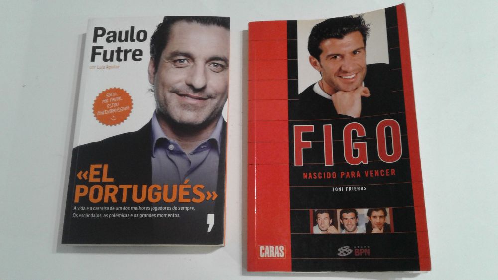 Livros sobre Figo, Futre e Jardel