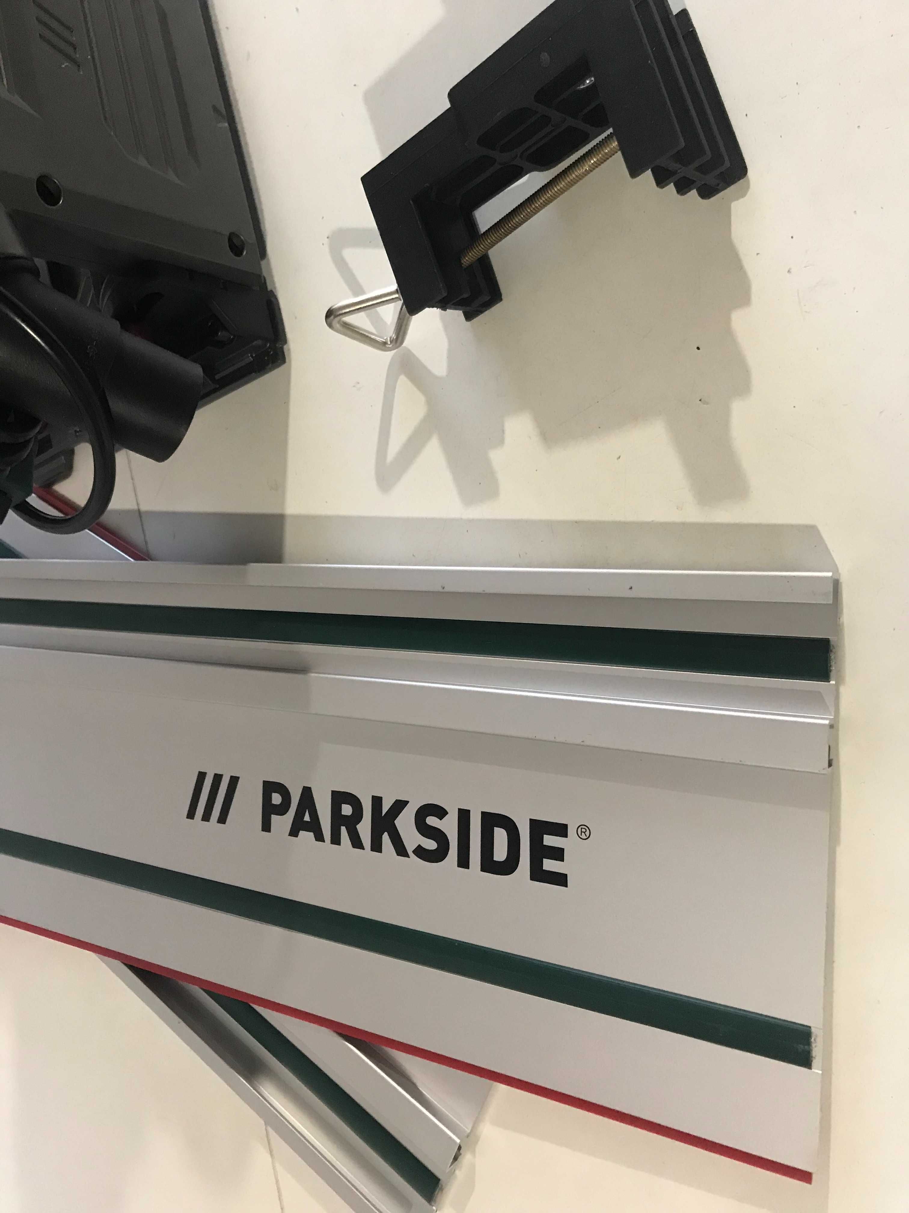 Заглибна,циркулярна пила Parkside PTSS 1200 E2,з направляючими шинами