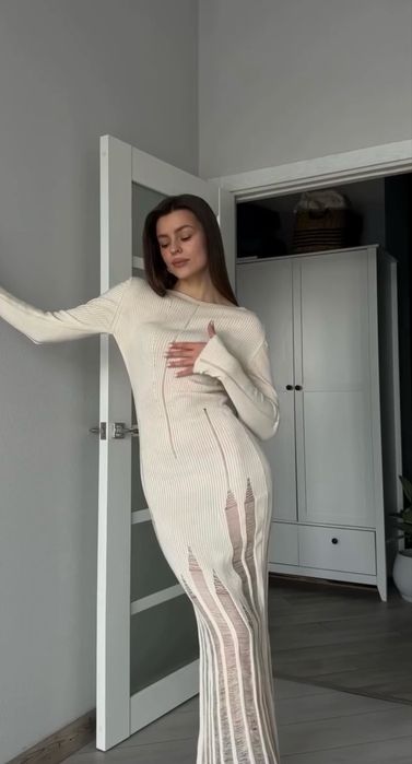 Сукня молочна | літня | пляжна сукня | плаття