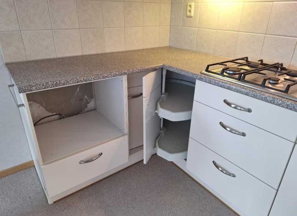 Meble kuchenne Uużywana kuchnia z Holandii z AGD  Śmietanka