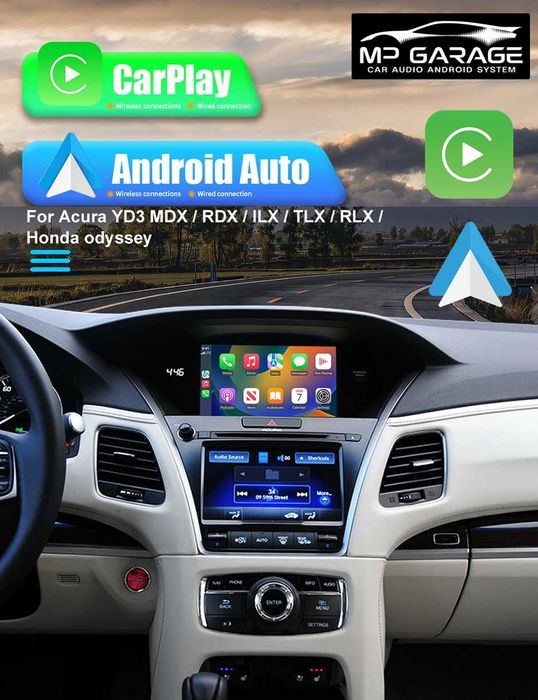 Apple CarPlay/Android Honda_Odyssey/Acura MDX_RLX_ILX_TLX_RDX Montaż!!