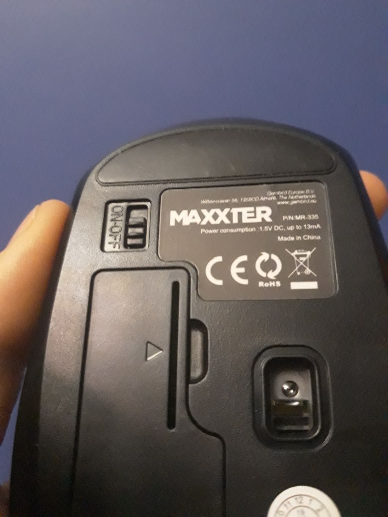 Мишка компьютерная Maxxter