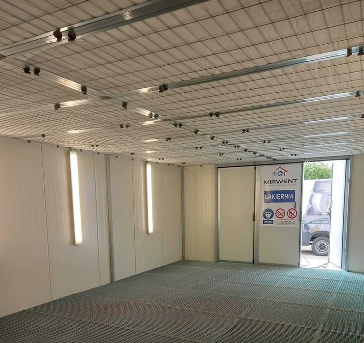 Instalacja nawiewu do ściany lakierniczej, Plenum nawiewne do lakierni