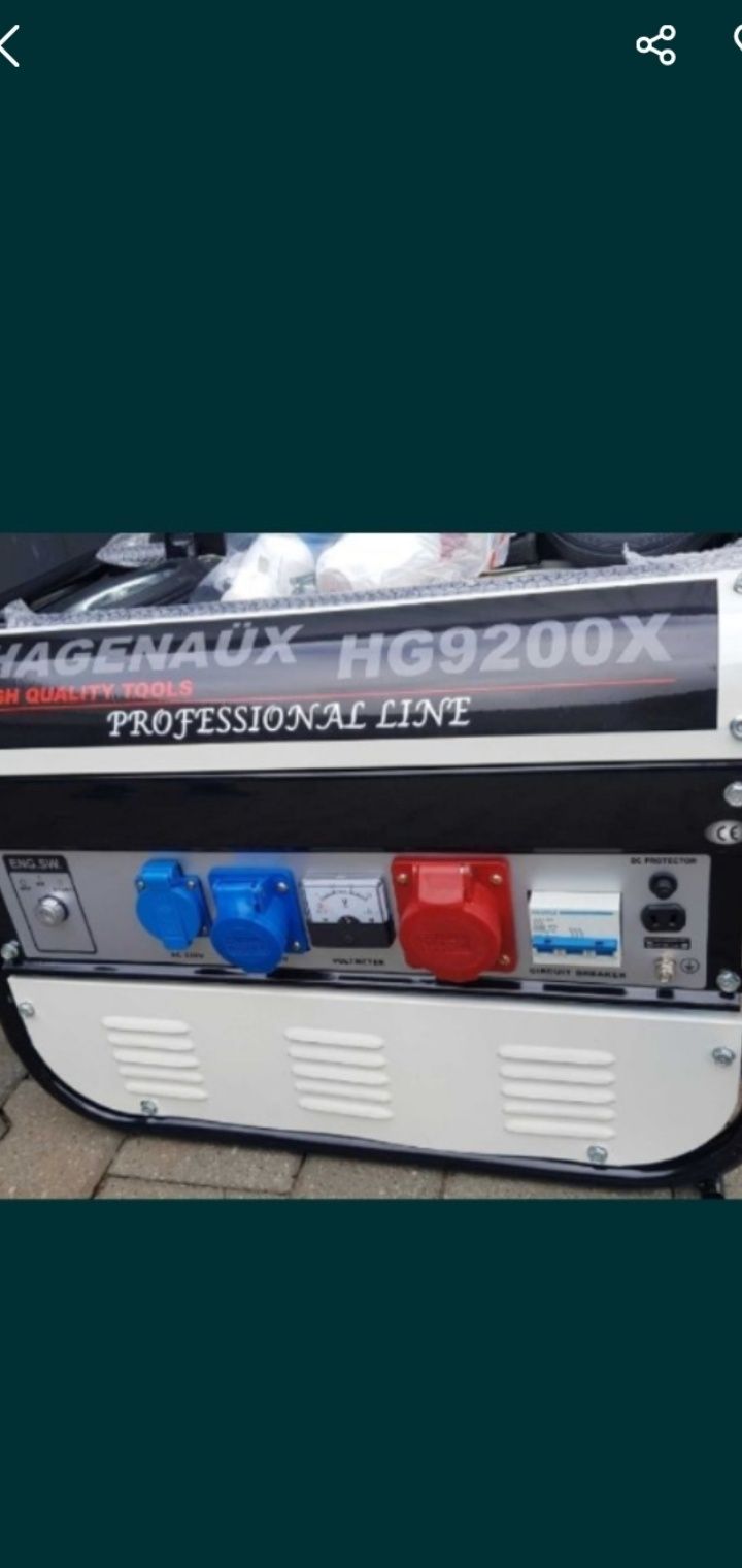 Agregat prądotwórczy HEGENUX HG9200X